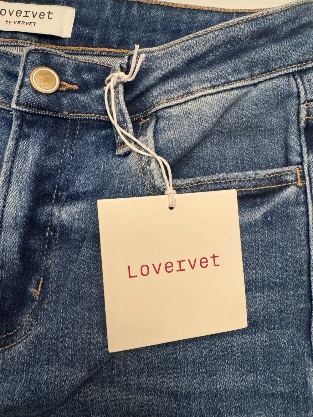Lovervet - Women's Mid-Rise Blue Boot cut Denim Jeans - Size 5/27 NWT